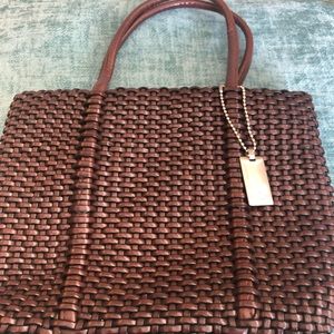 Vintage Nine West mini woven bag NWOT